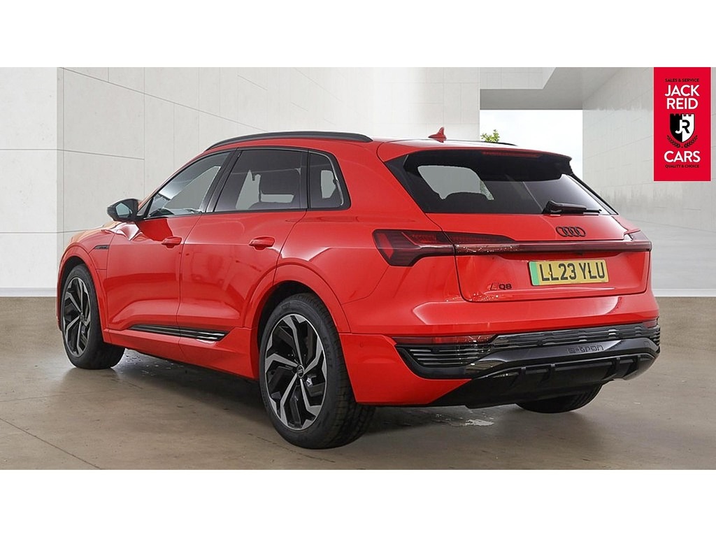 Audi Q8 e tron Suv Red #4
