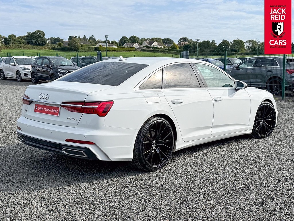 Audi A6 Saloon A6 S Line 40 Tdi MW19EGV White #5