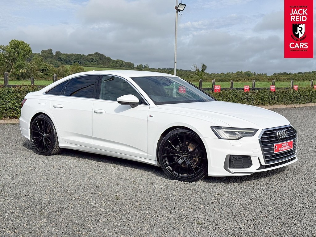 Audi A6 Saloon A6 S Line 40 Tdi MW19EGV White #6