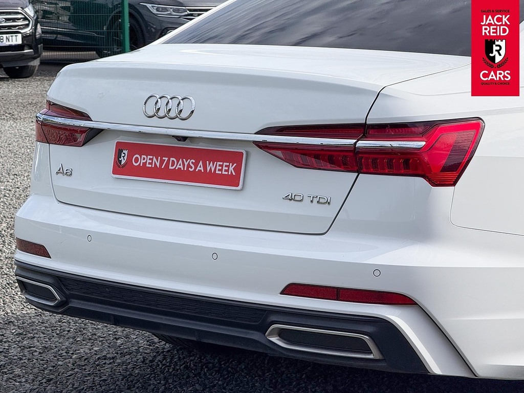 Audi A6 Saloon A6 S Line 40 Tdi MW19EGV White #4