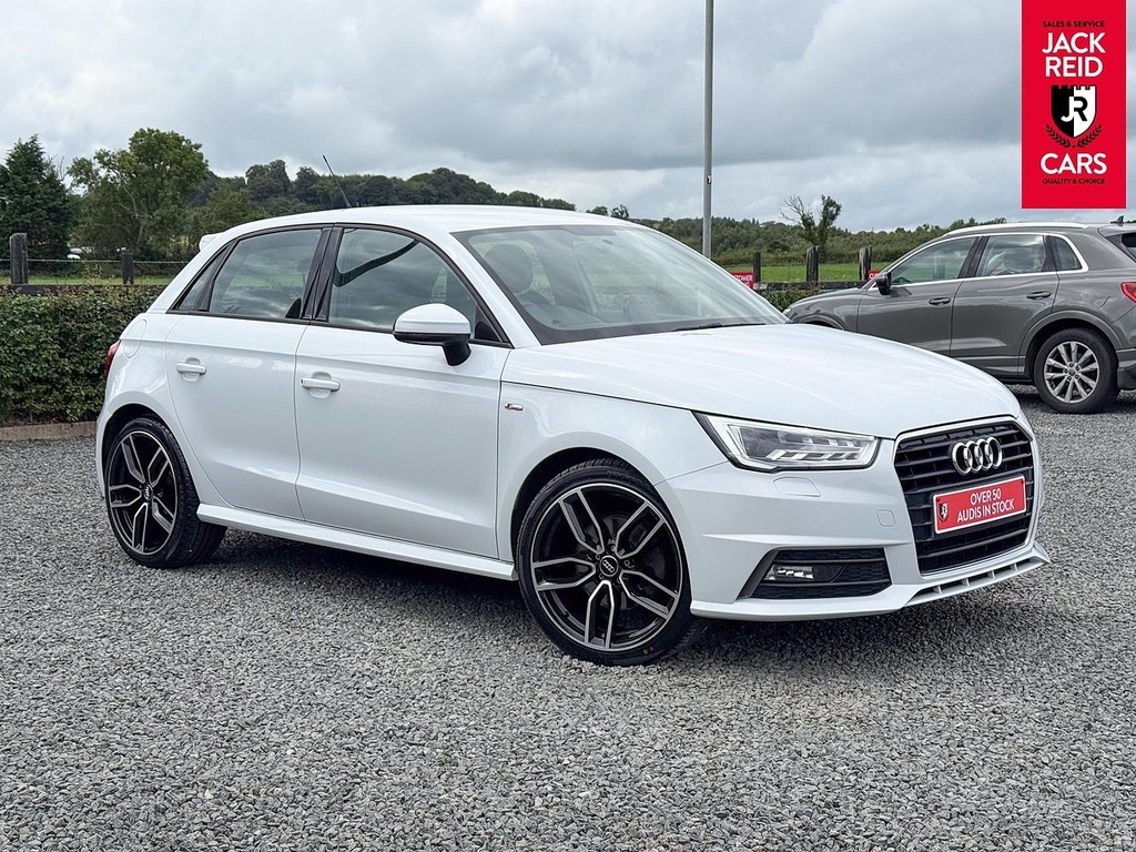 Audi A1 Sportback Tfsi S Line White #5