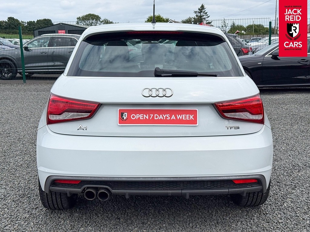 Audi A1 Sportback Tfsi S Line White #3