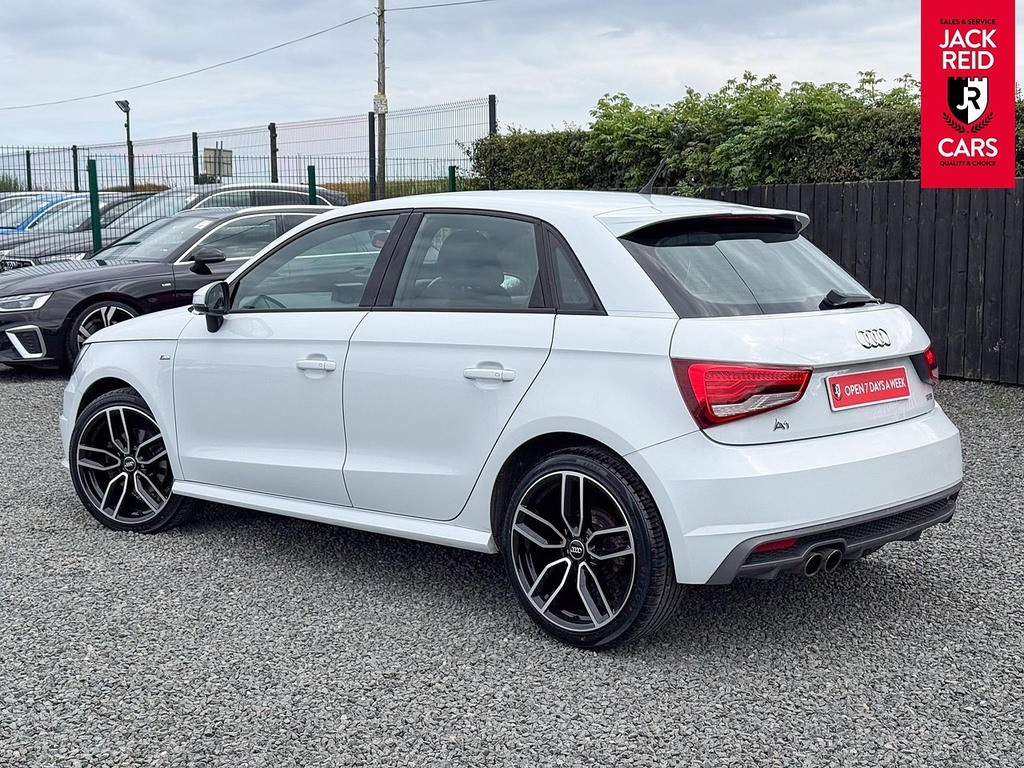 Audi A1 Sportback Tfsi S Line White #2