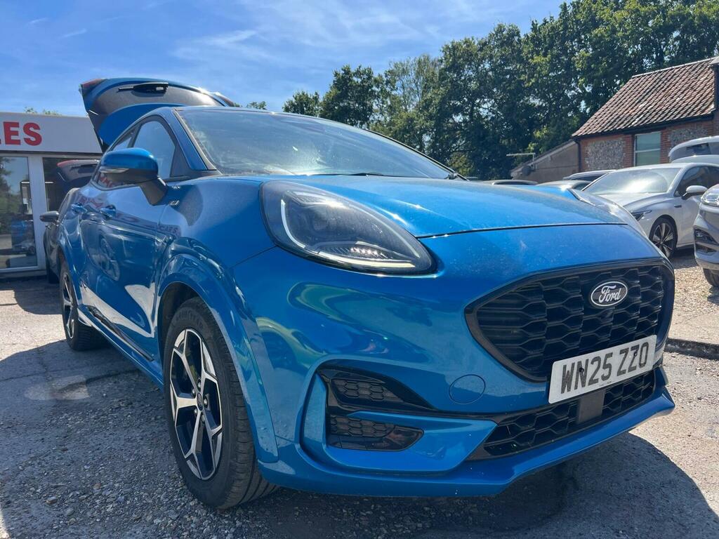 Ford Puma Suv 1.0T Ecoboost Mhev St-line Dct Euro 6 Ss Blue