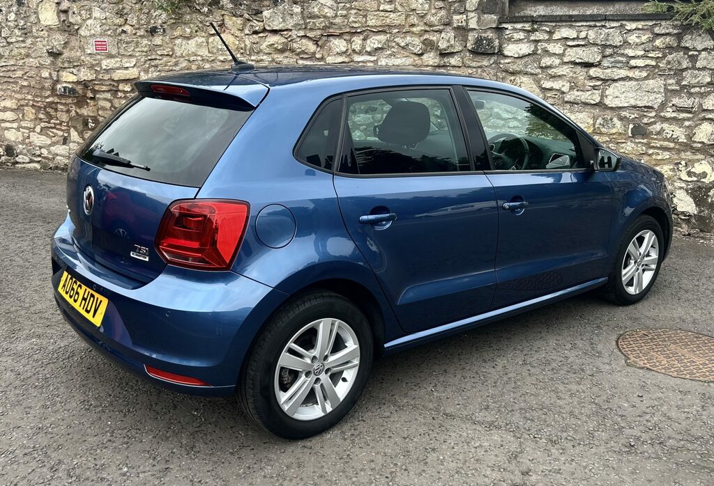 Volkswagen Polo 1.2 Tsi A066HDV Blue #4