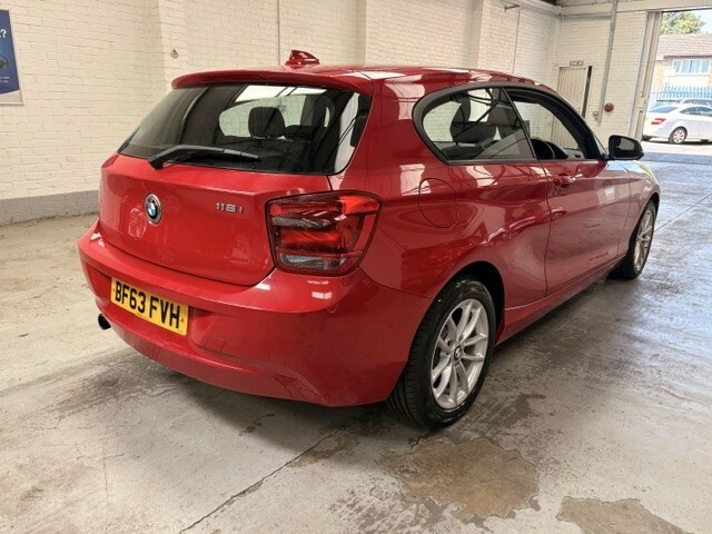 BMW 1 Series Hatchback 1.6 116I Se 2013 BF63FVH Red #4