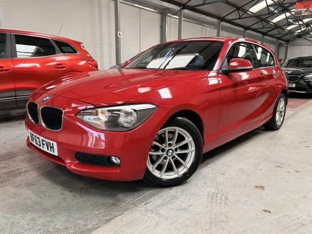 BMW 1 Series Hatchback 1.6 116I Se 2013 BF63FVH Red #2