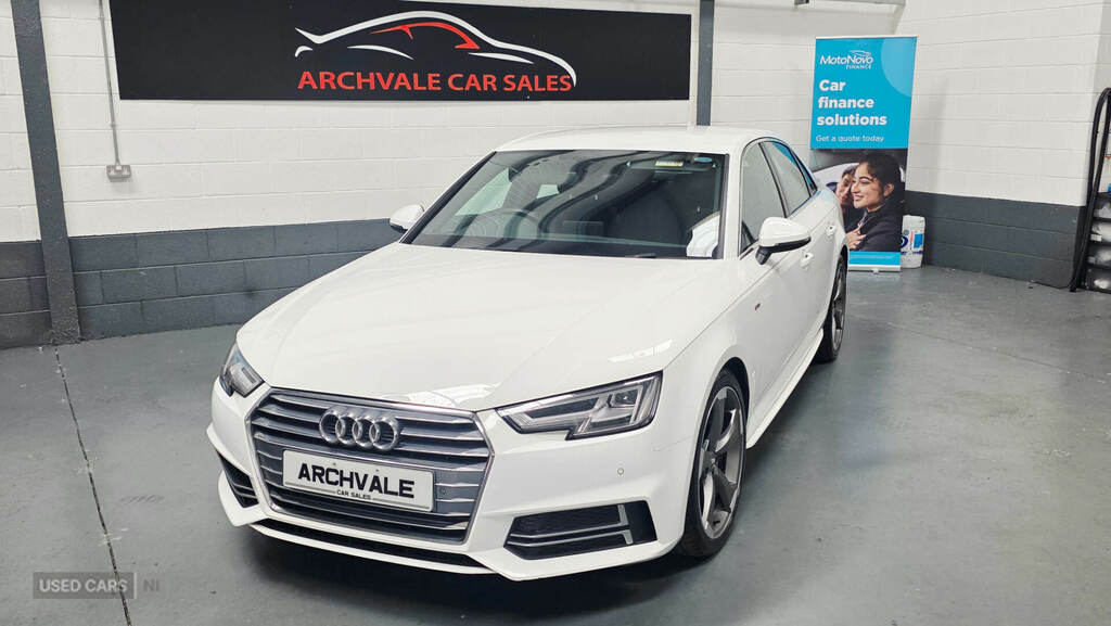 Audi A4 2.0 Tdi Ultra 190 S Line White #6
