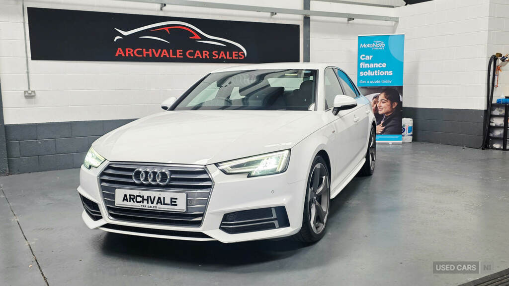 Audi A4 2.0 Tdi Ultra 190 S Line White #4