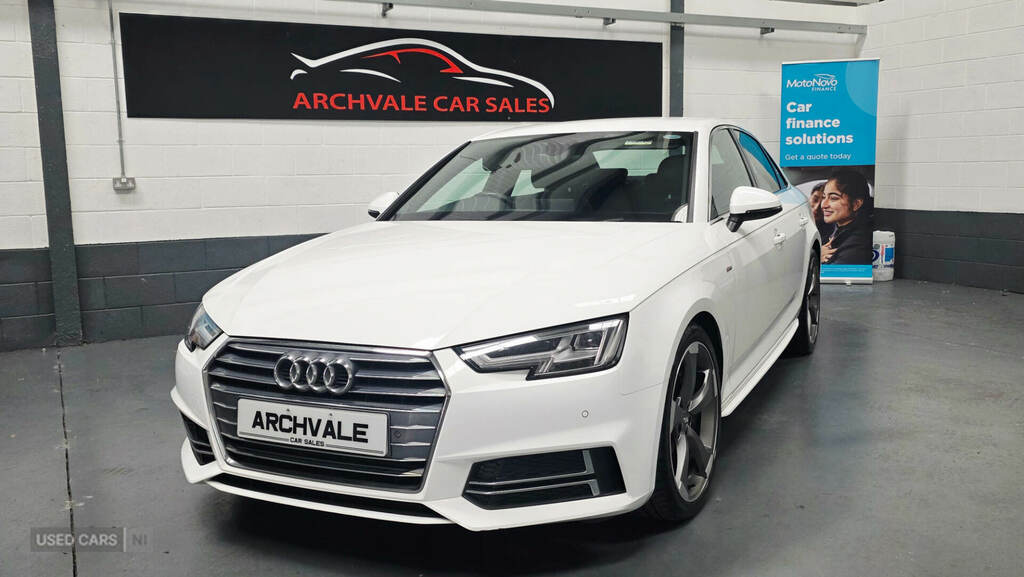 Audi A4 2.0 Tdi Ultra 190 S Line White #5