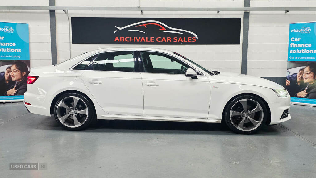 Audi A4 2.0 Tdi Ultra 190 S Line White #3