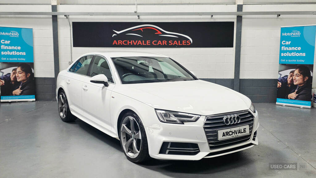 Audi A4 2.0 Tdi Ultra 190 S Line White