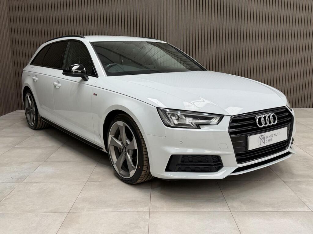 Audi A4 Avant Estate 2.0 Tdi Black Edition S Tronic Quattro Euro White