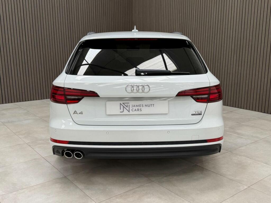 Audi A4 Avant Estate 2.0 Tdi Black Edition S Tronic Quattro Euro White #6
