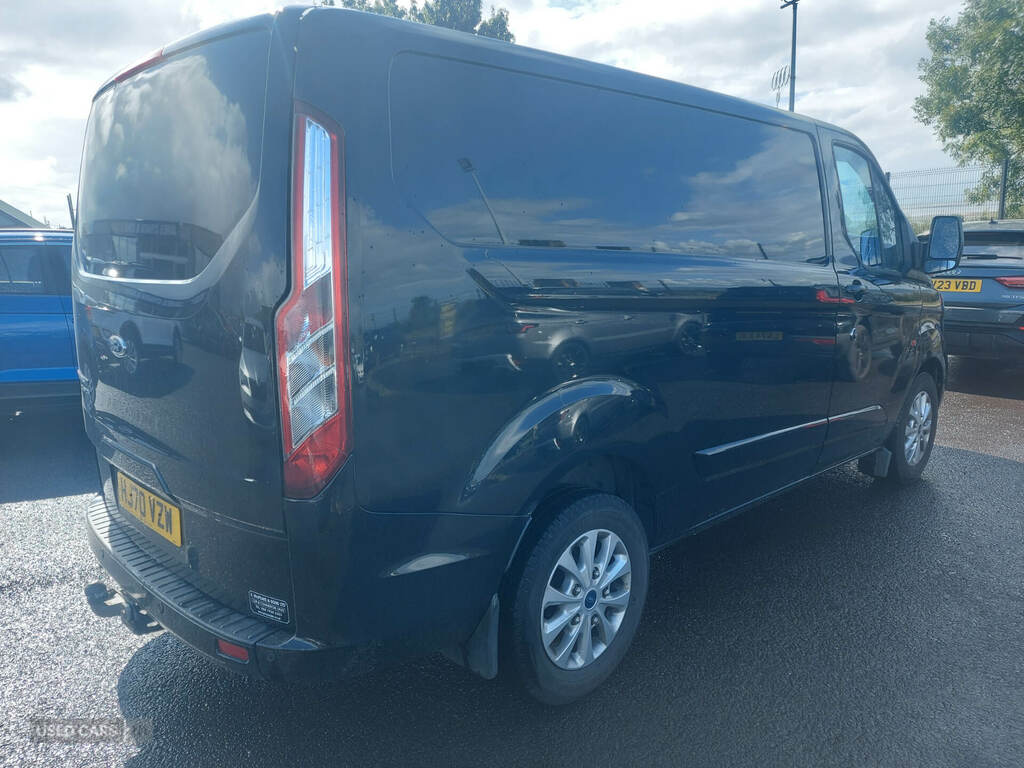 Ford Transit Custom 2.0 Ecoblue 130Ps Low Roof Limited Van HJ70VZW Black #3