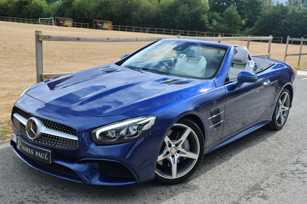 Mercedes-Benz SL Class 400 Amg Line Premium Blue #11