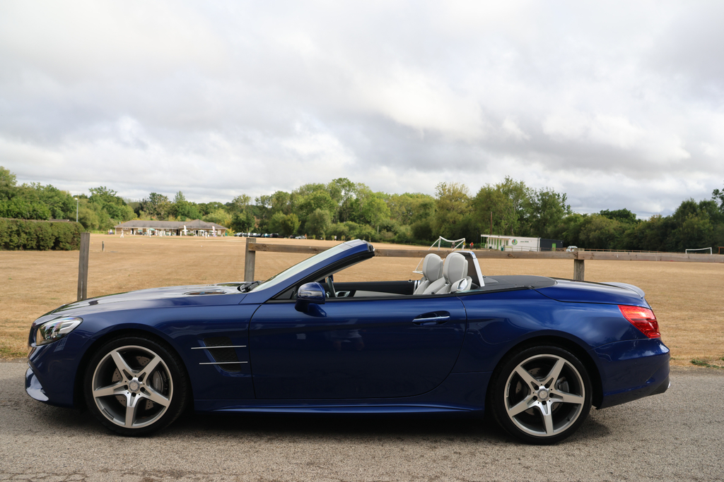 Mercedes-Benz SL Class 400 Amg Line Premium Blue #21