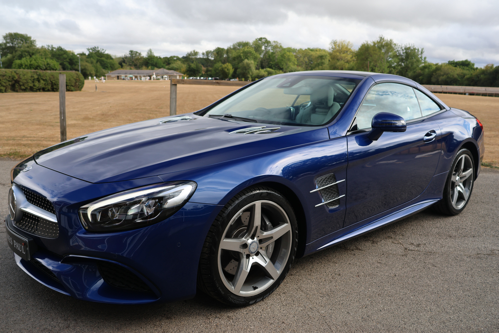 Mercedes-Benz SL Class 400 Amg Line Premium Blue #19
