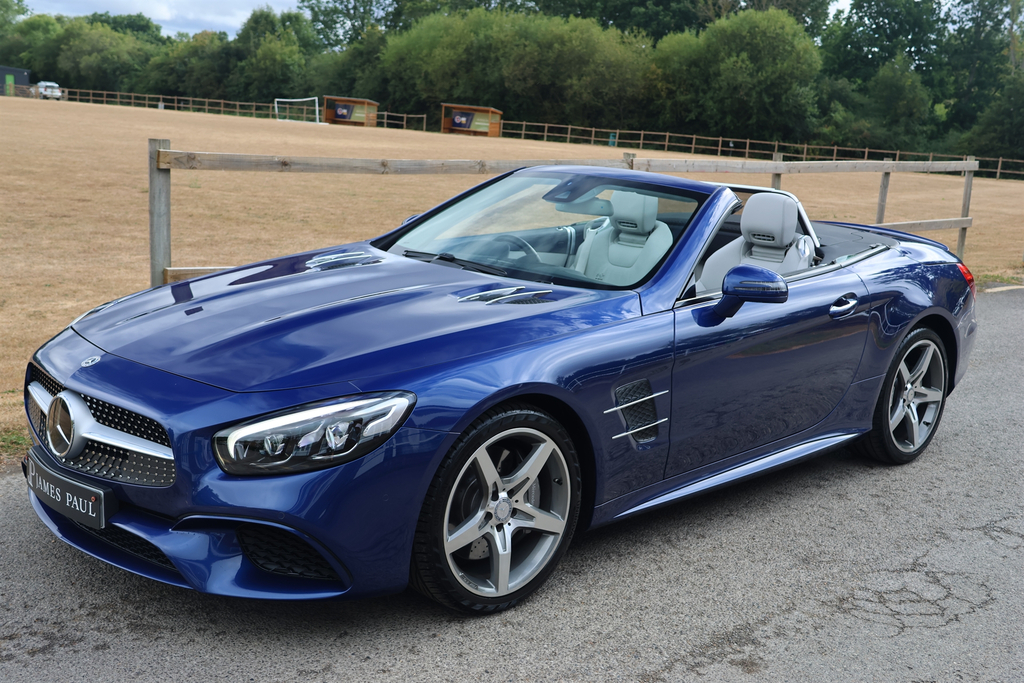 Mercedes-Benz SL Class 400 Amg Line Premium Blue #34