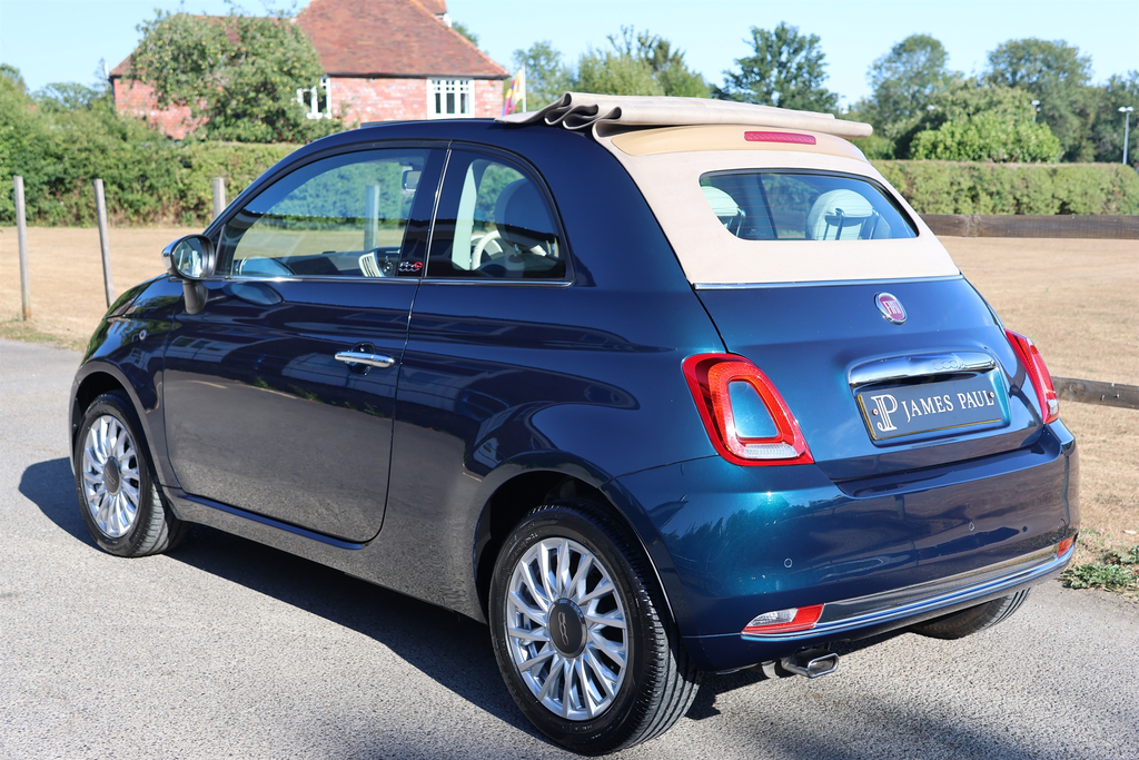 Fiat 500C Convertible 1.2 Lounge Dualogic Euro 6 Ss Blue #22