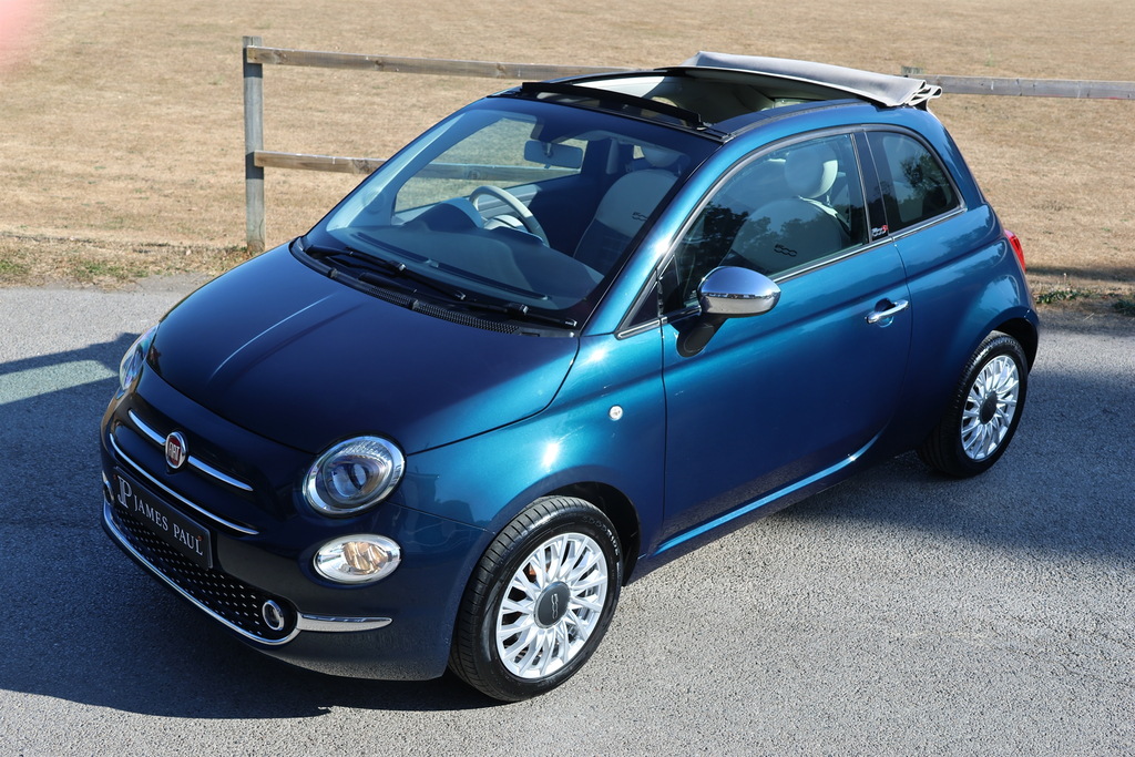 Fiat 500C Convertible 1.2 Lounge Dualogic Euro 6 Ss Blue #7