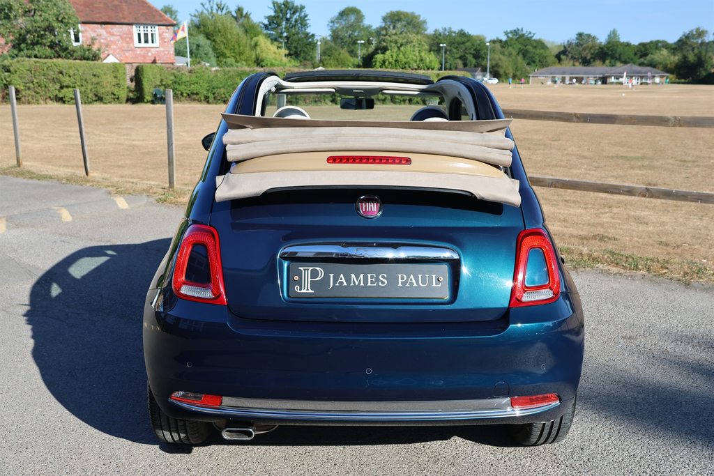 Fiat 500C Convertible 1.2 Lounge Dualogic Euro 6 Ss Blue #15