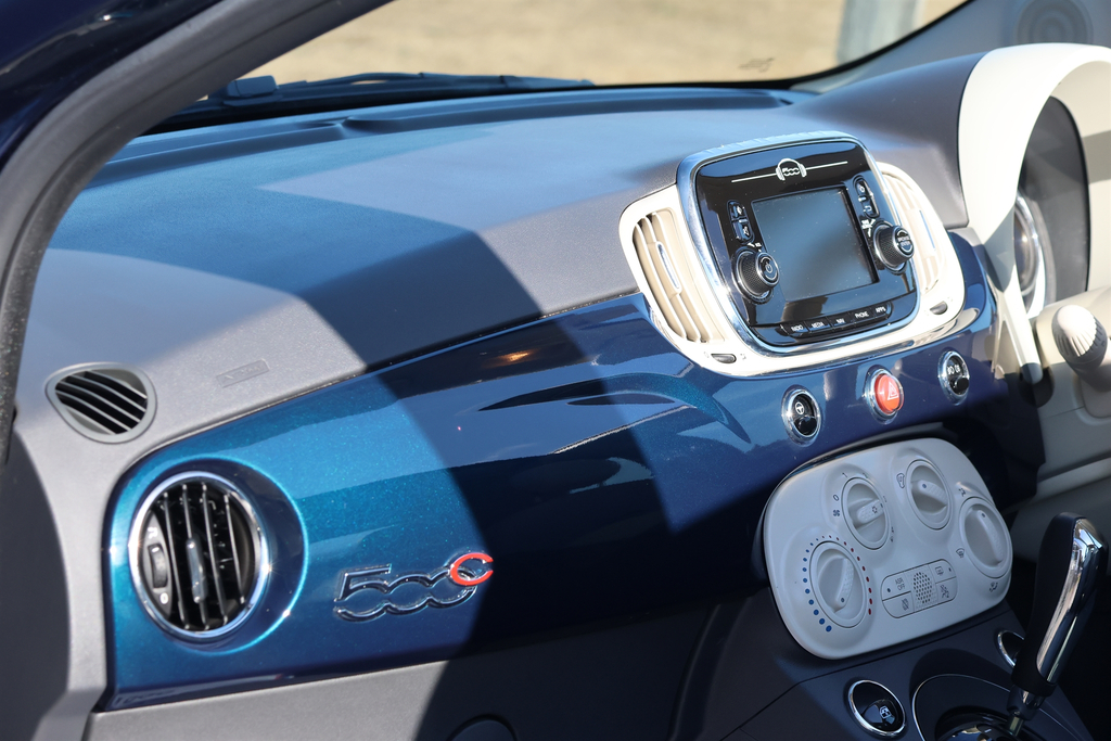 Fiat 500C Convertible 1.2 Lounge Dualogic Euro 6 Ss Blue #12