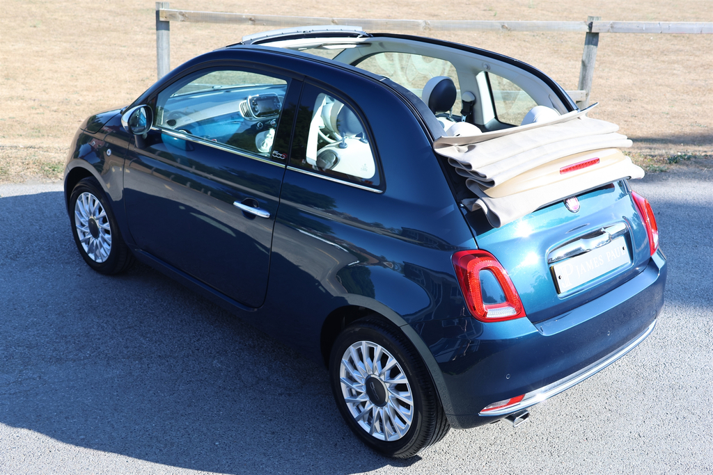 Fiat 500C Convertible 1.2 Lounge Dualogic Euro 6 Ss Blue #9