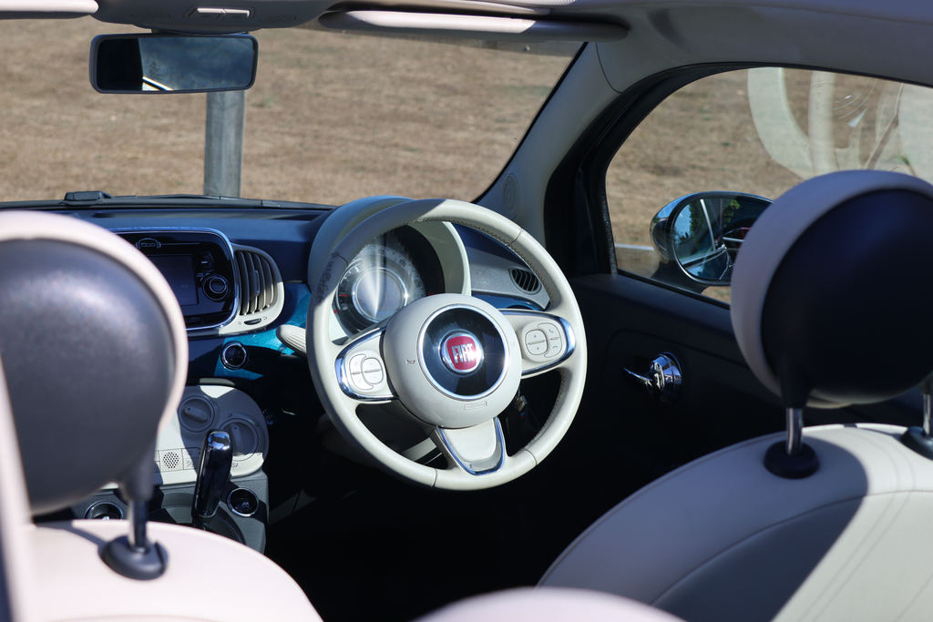 Fiat 500C Convertible 1.2 Lounge Dualogic Euro 6 Ss Blue #14