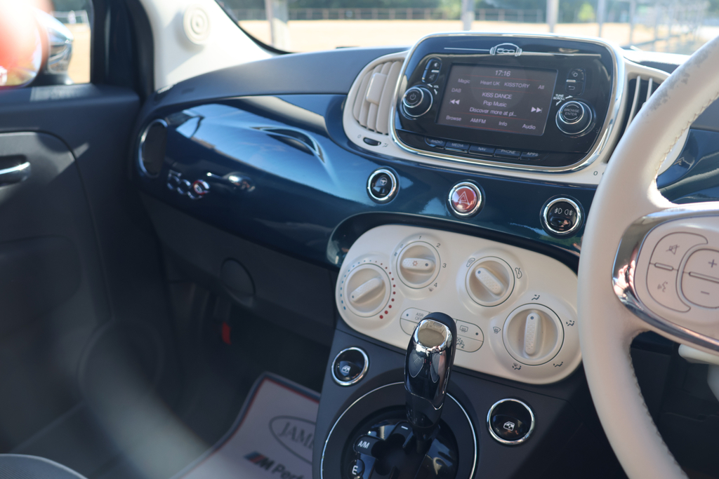 Fiat 500C Convertible 1.2 Lounge Dualogic Euro 6 Ss Blue #20