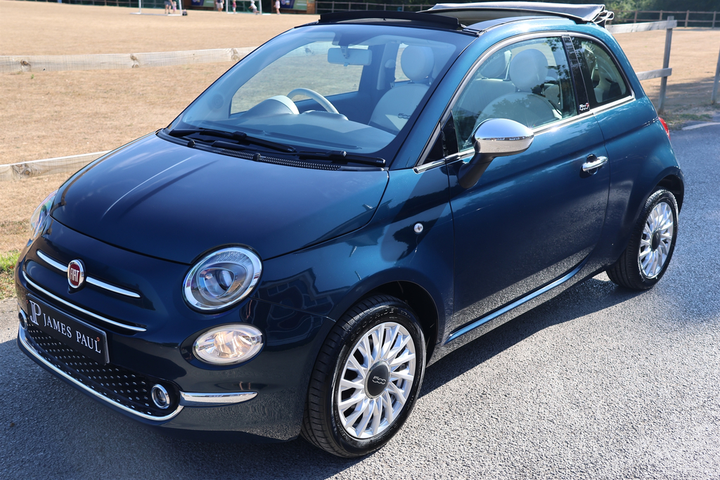 Fiat 500C Convertible 1.2 Lounge Dualogic Euro 6 Ss Blue #16