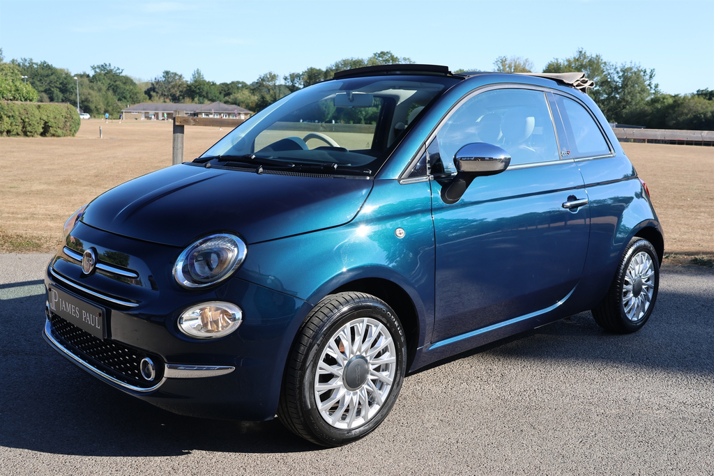 Fiat 500C Convertible 1.2 Lounge Dualogic Euro 6 Ss Blue #19