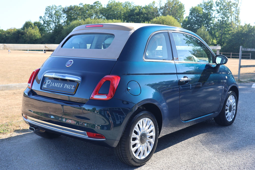 Fiat 500C 1.2 Lounge Convertible Dualogic Euro 6 Blue #3