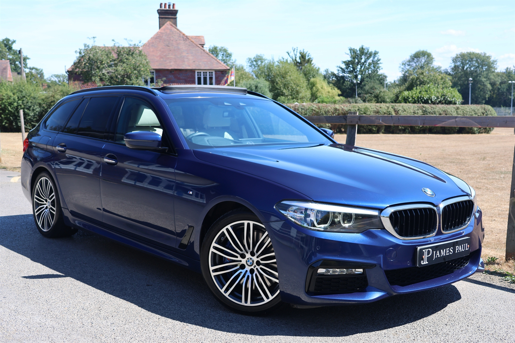 BMW 5 Series 3.0 540I M Sport Touring Xdrive Eu Blue #4