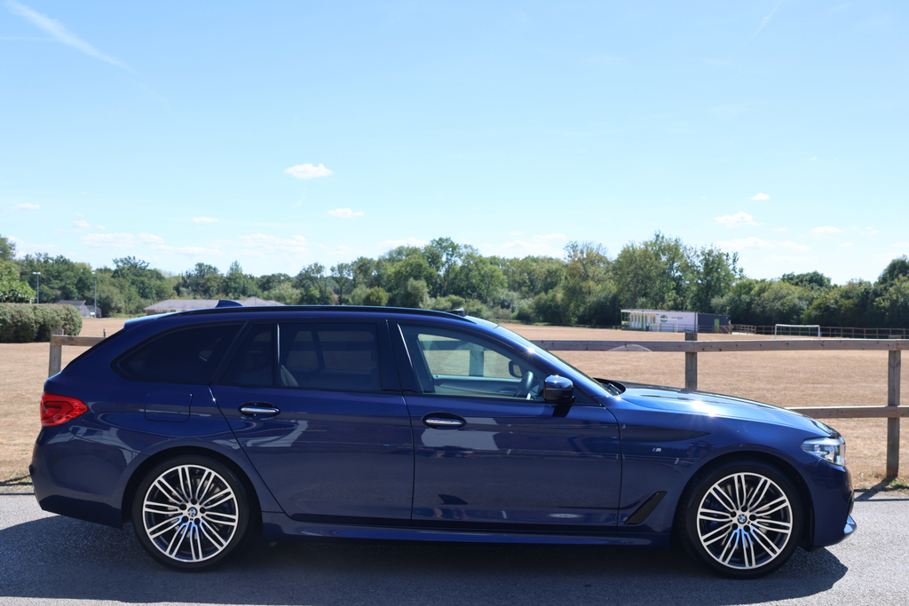 BMW 5 Series 3.0 540I M Sport Touring Xdrive Eu Blue #2