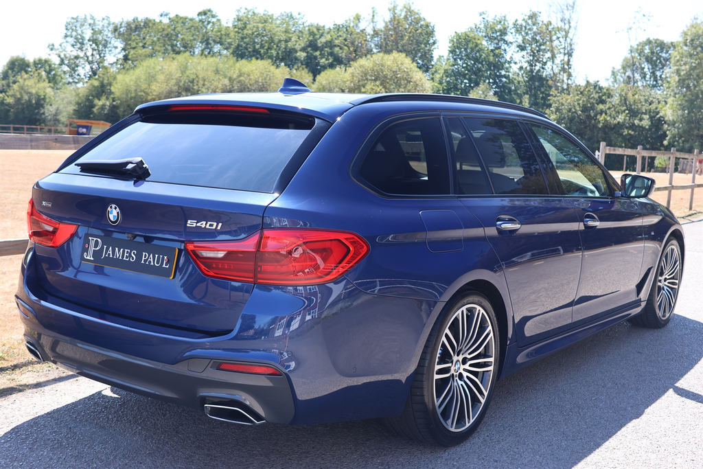 BMW 5 Series 3.0 540I M Sport Touring Xdrive Eu Blue #3