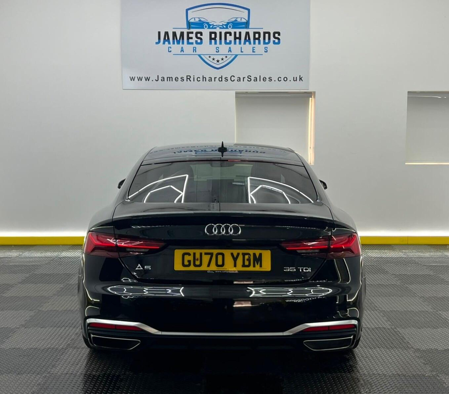 Audi A5 2.0 Tfsi 35 Black Edition Sportback S T Blue #11