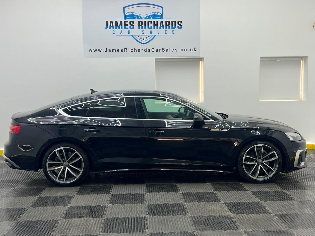 Audi A5 2.0 Tfsi 35 Black Edition Sportback S T Blue #12