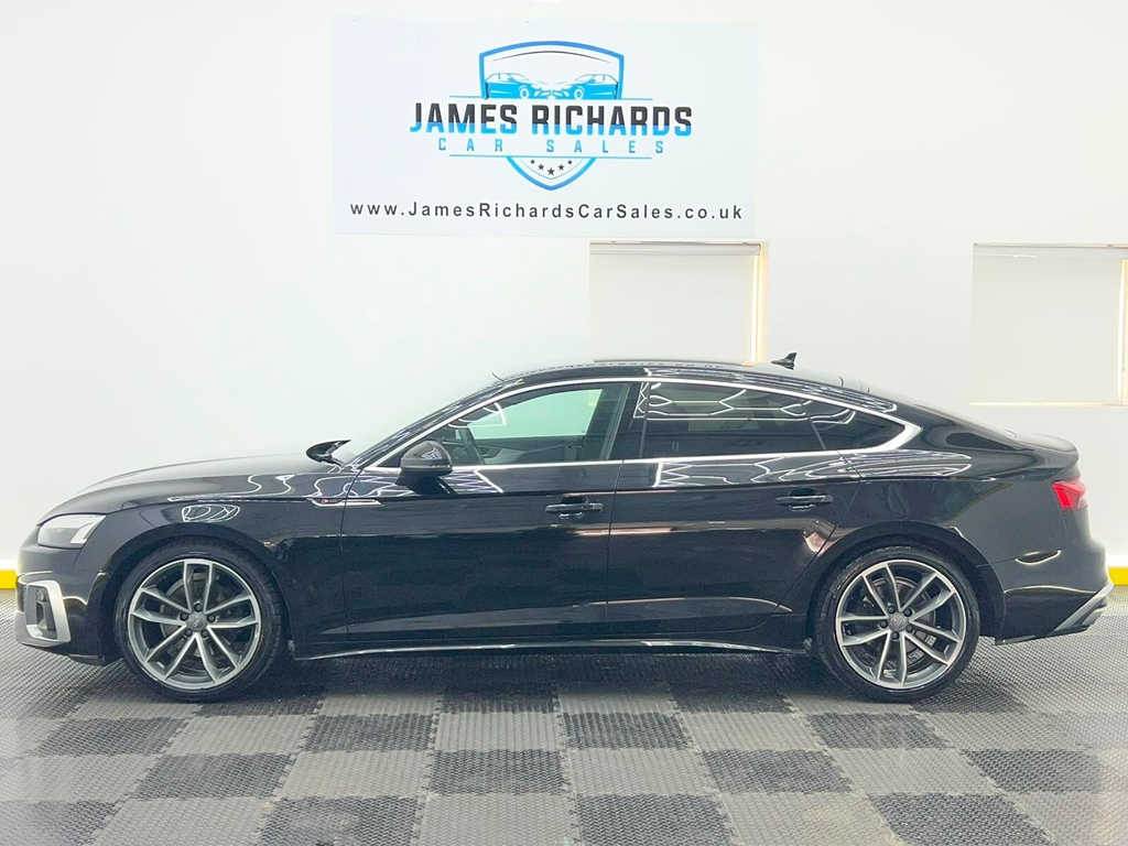 Audi A5 2.0 Tfsi 35 Black Edition Sportback S T Blue #9