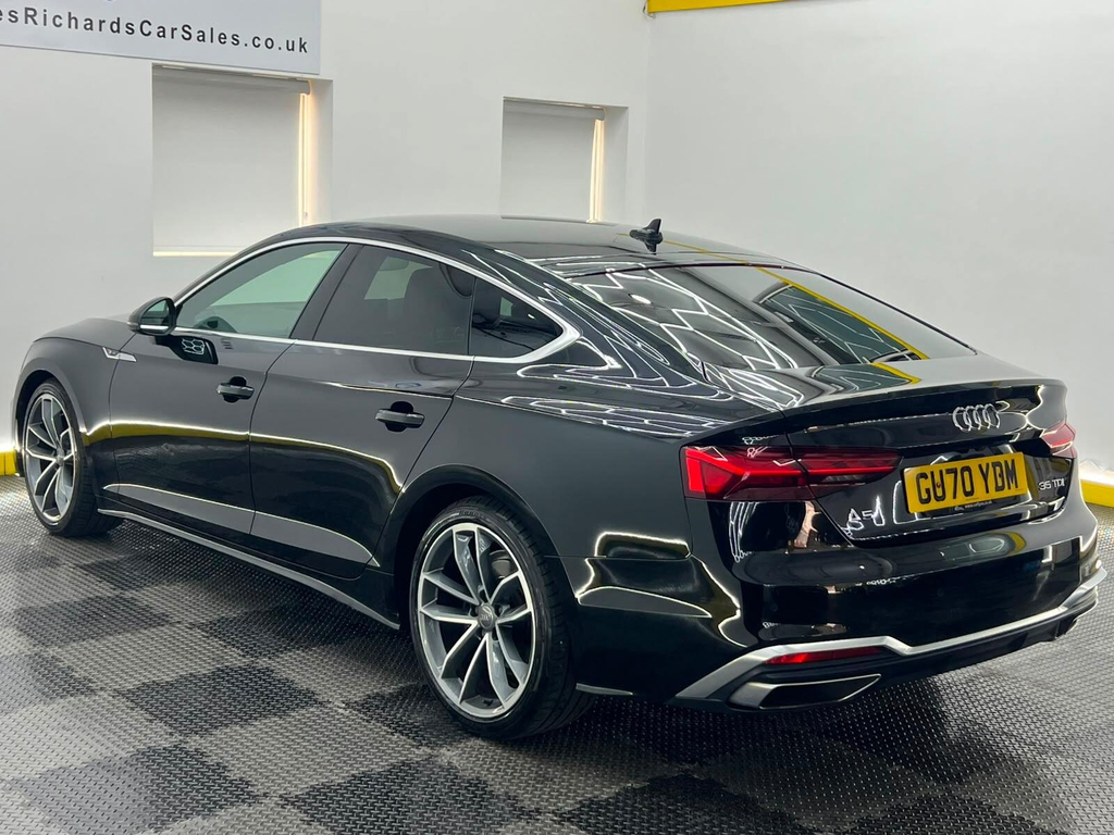 Audi A5 2.0 Tfsi 35 Black Edition Sportback S T Blue #8