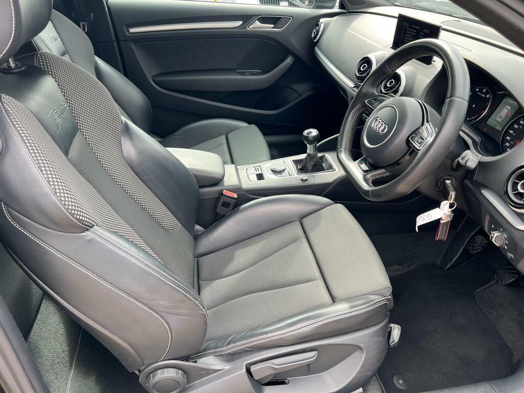 Audi A3 2.0 Tdi S Line Sportback S Tronic Quattro Euro 6 Blue #15