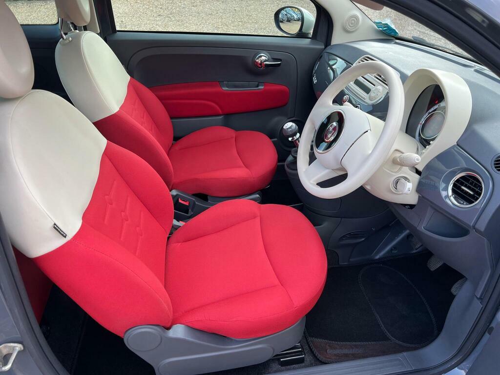 Fiat 500 1.2 Lounge Hatchback Dualogic Euro 6 S Blue #13