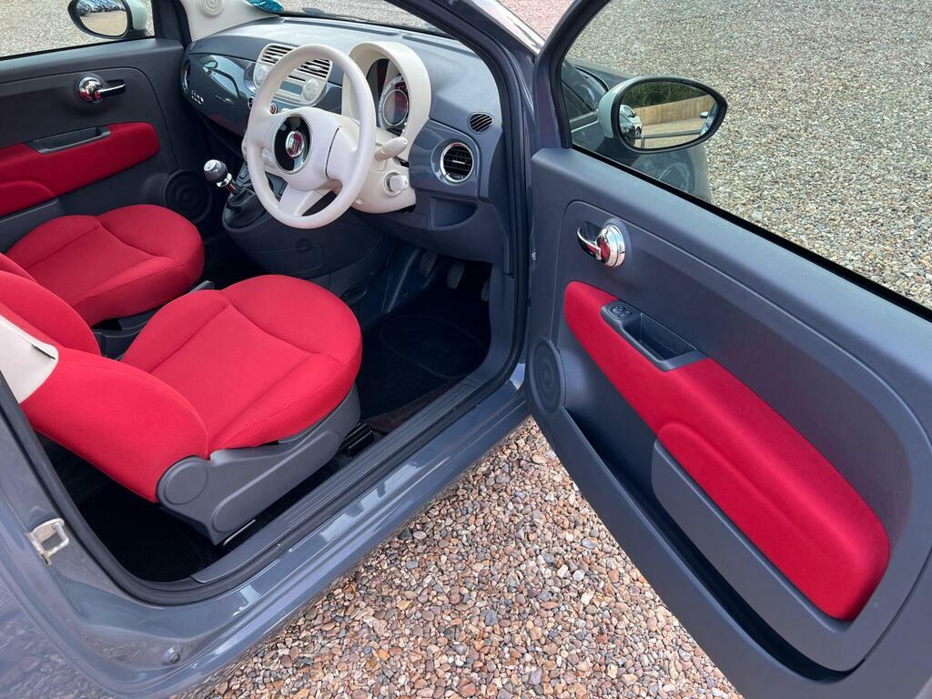 Fiat 500 1.2 Lounge Hatchback Dualogic Euro 6 S Blue #12