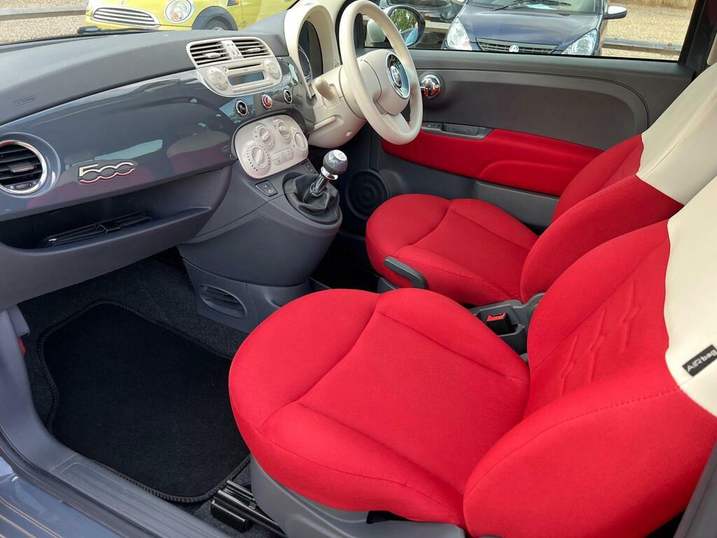 Fiat 500 1.2 Lounge Hatchback Dualogic Euro 6 S Blue #17