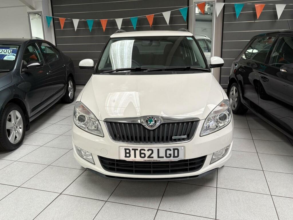 Skoda Fabia 1.2 Tdi Greenline II Euro 5 Ss White #2