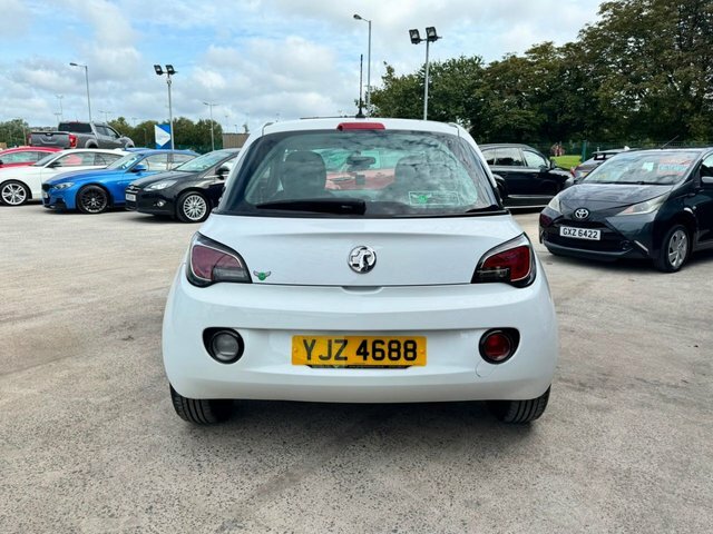 Vauxhall Adam Jam Hatchback YJZ4688 White #4