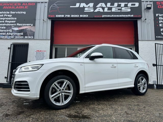Audi Q5 2.0 Tdi S Line Suv S Tronic Quattro Eur WX18UHY White #2