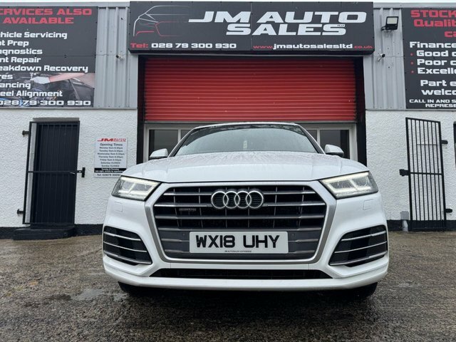 Audi Q5 2.0 Tdi S Line Suv S Tronic Quattro Eur WX18UHY White #3