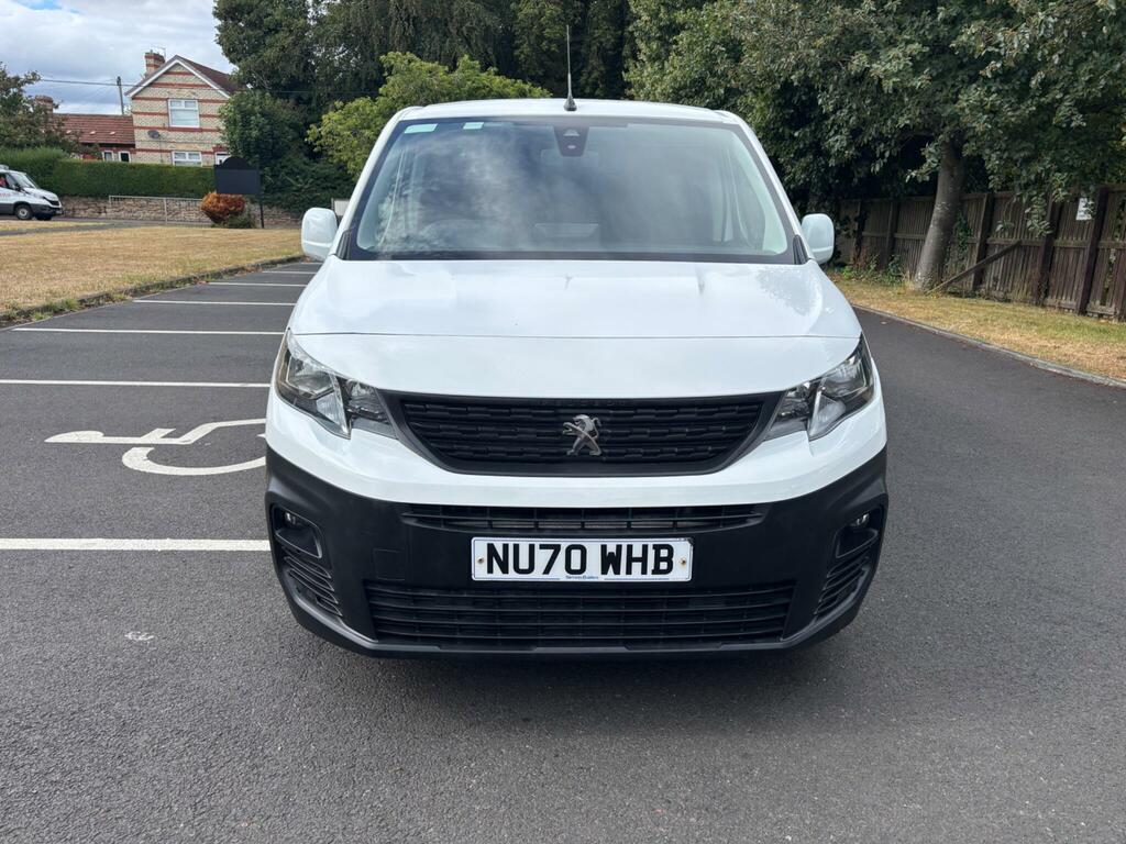 Peugeot Partner 1.5 Bluehdi 850 Professional Long Crew Van Double White #2