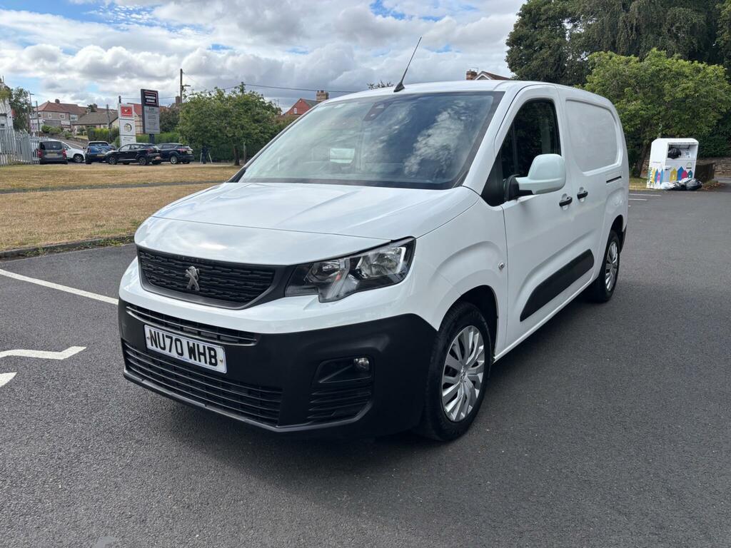 Peugeot Partner 1.5 Bluehdi 850 Professional Long Crew Van Double White #3
